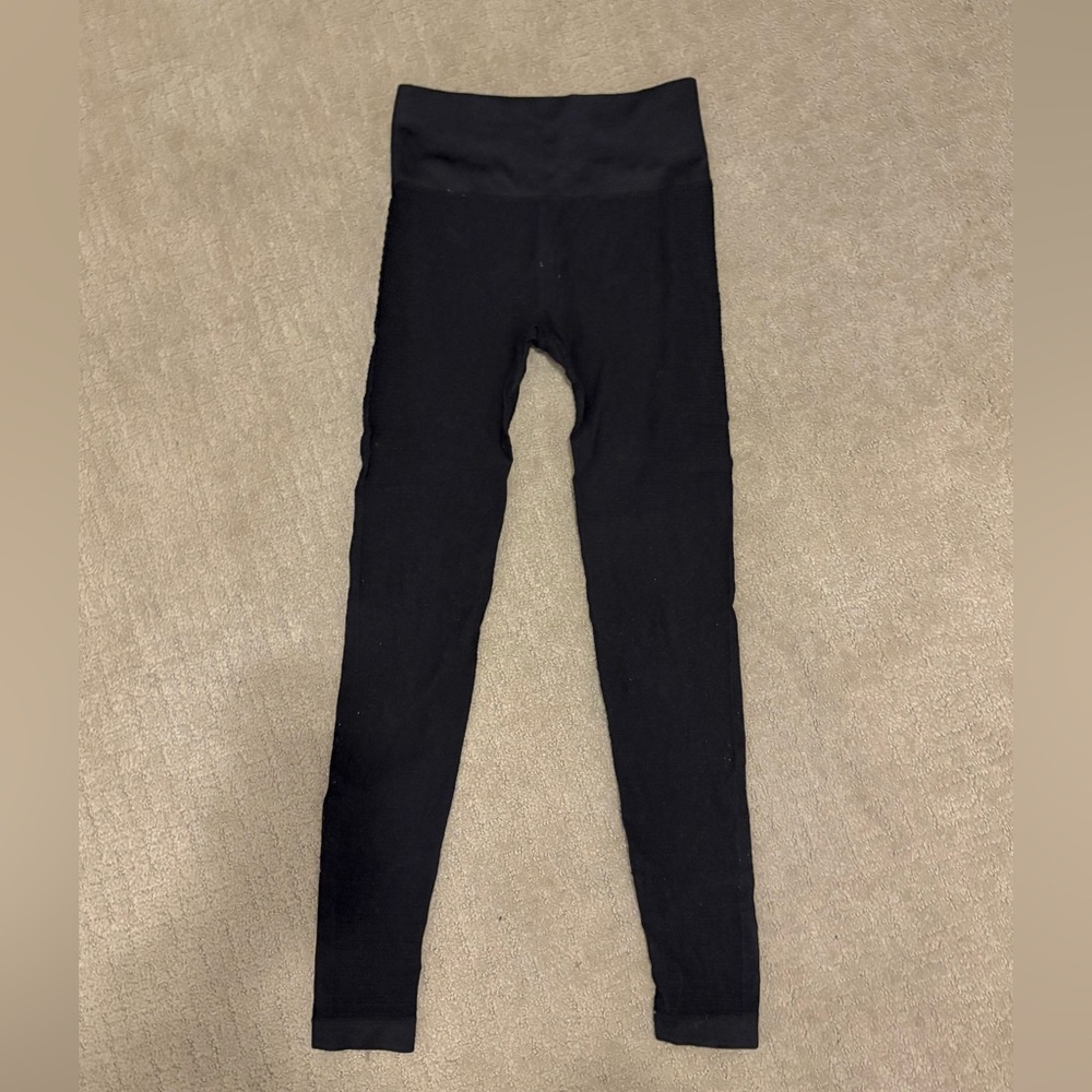 Forever21 | Black Active Seamless Textured Leggings